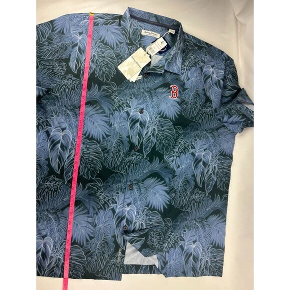 NWT Tommy Bahama Navy Boston Red Sox Island Zone Button-Up Shirt XXL - Picture 11 of 12